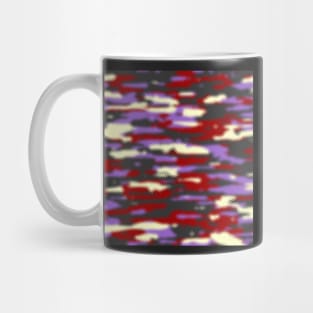 Camouflage Red Purple Wheat Mug